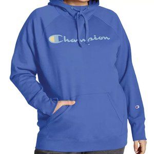 Champion Blue Powerblend Hoodie Women’s Size XL